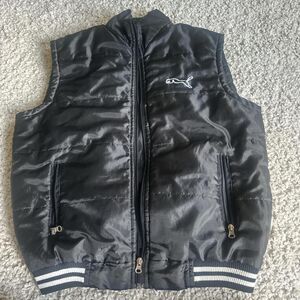 Puma Men's Black and White Gilet